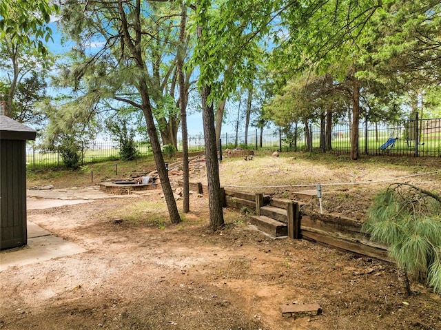 3223 Northridge Dr, Purcell, OK 73080 - view of yard with fence