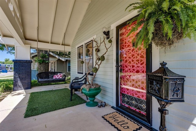 1217 NW 44th St, Oklahoma City, OK 73118 - property entrance featuring a porch