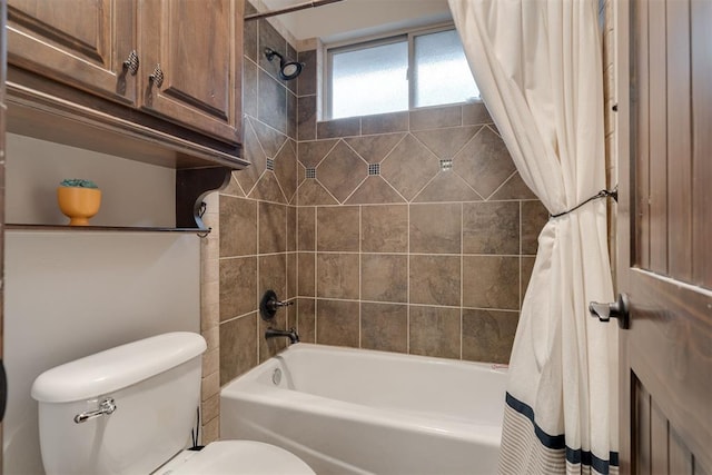 7616 NW 134th St, Oklahoma City, OK 73142 - bathroom with shower / tub combo and toilet