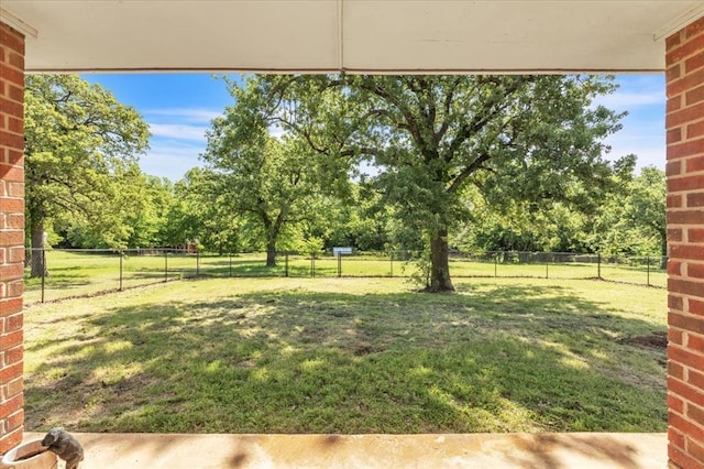 826 Stone Dr, Blanchard, OK 73010 - view of yard with view of wooded area