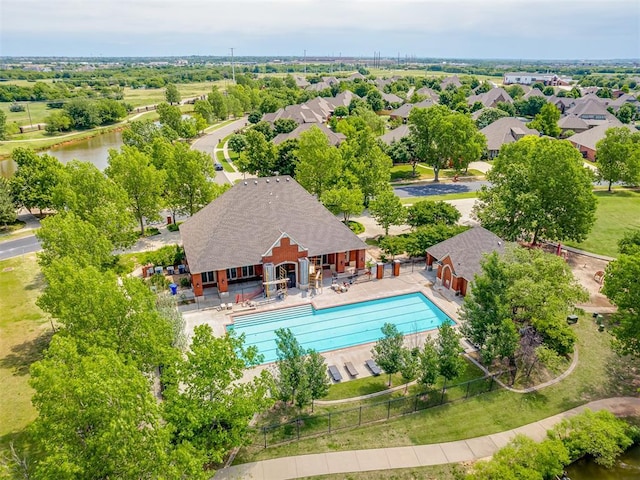 4401 Cannon Dr, Norman, OK 73072 - community pool with a water view