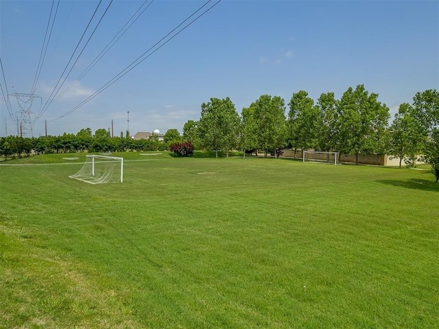 4401 Cannon Dr, Norman, OK 73072 - view of yard with a sport area