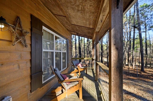 47 Sockeye Rd, Broken Bow, OK 74728 - view of wooden deck