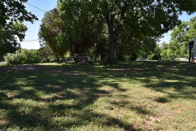 723 W Leslie St, Pauls Valley, OK 73075 - view of green lawn