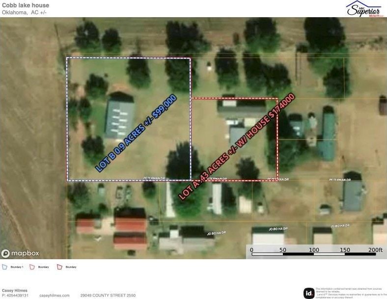 Peterman Dr, Fort Cobb, OK 73038