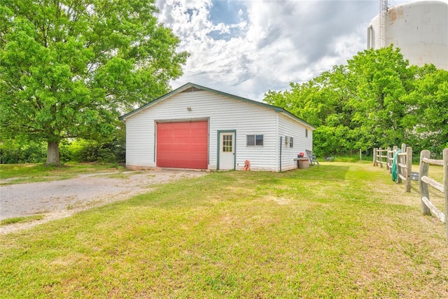 16070 N County Road 3264, Pauls Valley, OK 73075 - detached garage with driveway