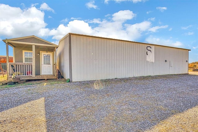 20930 E 1060th Rd, Canute, OK 73626 - view of front of property featuring an outbuilding