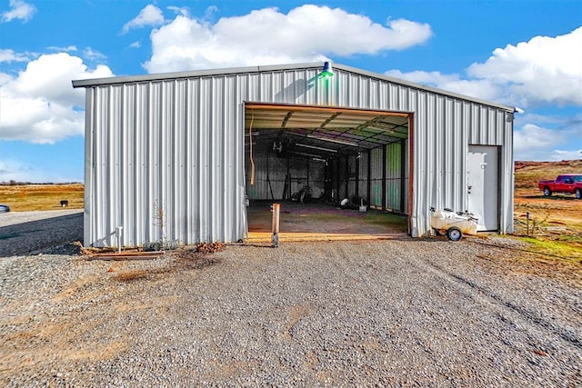 20930 E 1060th Rd, Canute, OK 73626 - view of pole building