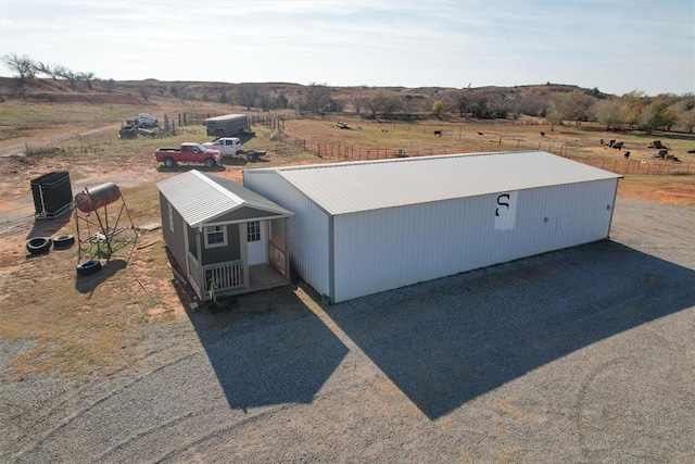 20930 E 1060th Rd, Canute, OK 73626 - overview of rural landscape