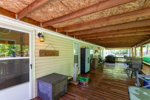 13351 El Zorro, Edmond, OK 73034 - view of wooden deck