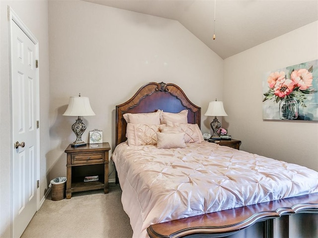 1512 Selborne Pl, Yukon, OK 73099 - bedroom with carpet floors and vaulted ceiling