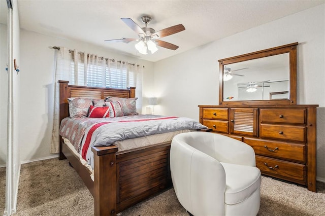 1721 Park View Pl, Edmond, OK 73003 - carpeted bedroom with ceiling fan