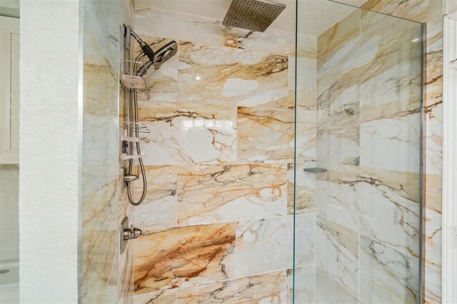 1721 Park View Pl, Edmond, OK 73003 - full bath featuring a marble finish shower