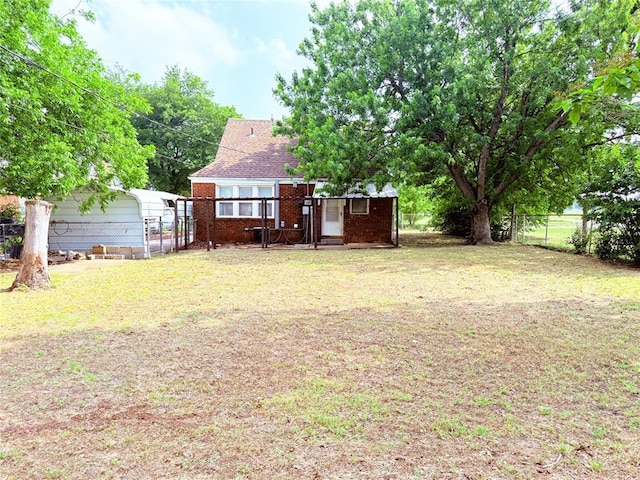 1710 W Chickasha Ave, Chickasha, OK 73018 - view of yard