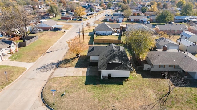 aerial perspective of suburban area