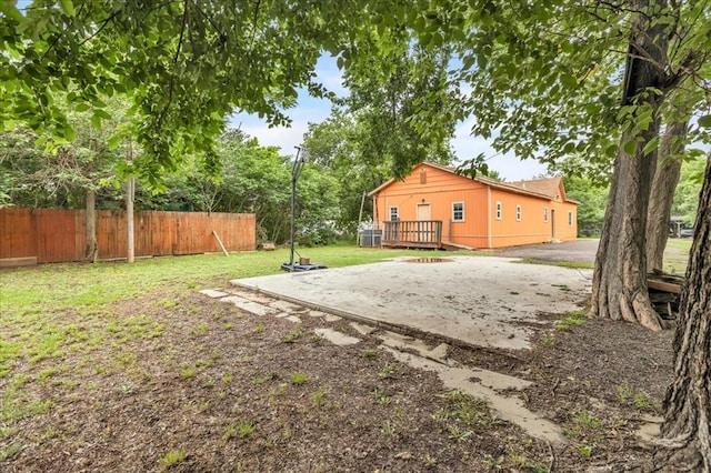 1126 SW 19th St, Oklahoma City, OK 73108 - view of yard featuring a wooden deck