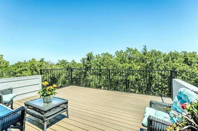6301 144th Ave NE, Newalla, OK 74857 - view of wooden terrace