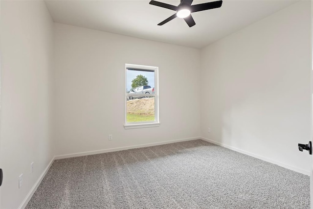 3000 Road Runner Ct, Guthrie, OK 73044 - empty room with carpet floors, ceiling fan, and baseboards