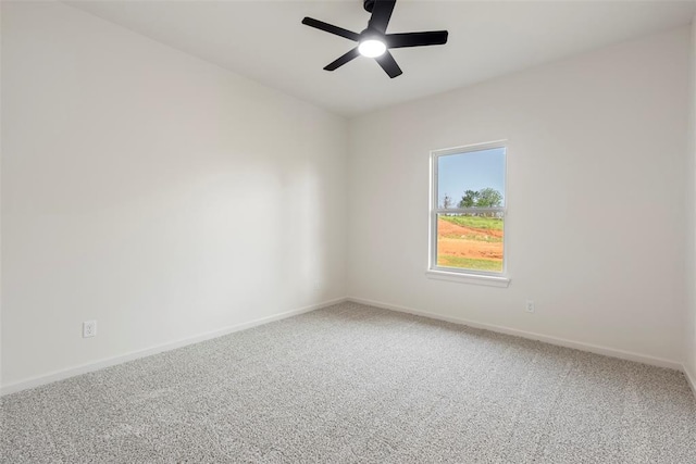 3000 Road Runner Ct, Guthrie, OK 73044 - carpeted empty room with a ceiling fan and baseboards