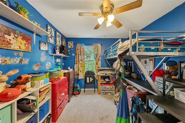 5505 S Villa Ave, Oklahoma City, OK 73119 - carpeted bedroom with ceiling fan
