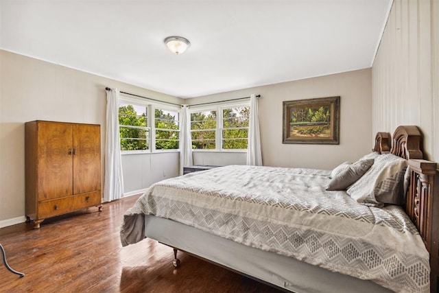 2600 NW 34th St, Oklahoma City, OK 731 - bedroom with wood finished floors and baseboards