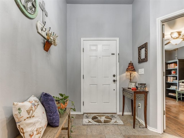 419 NE 23rd Ter, Newcastle, OK 73065 - foyer with baseboards