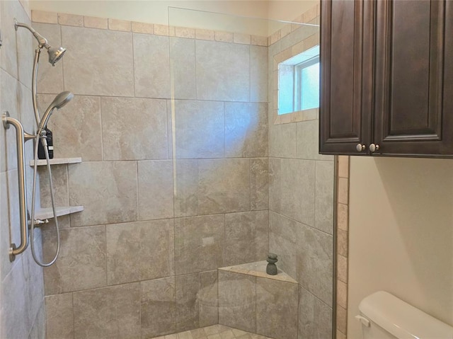 5608 NW 127th St, Oklahoma City, OK 73142 - full bathroom with a tile shower and toilet