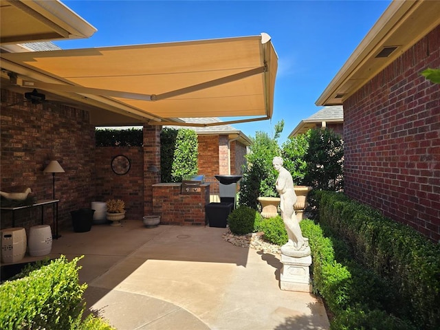5608 NW 127th St, Oklahoma City, OK 73142 - view of patio