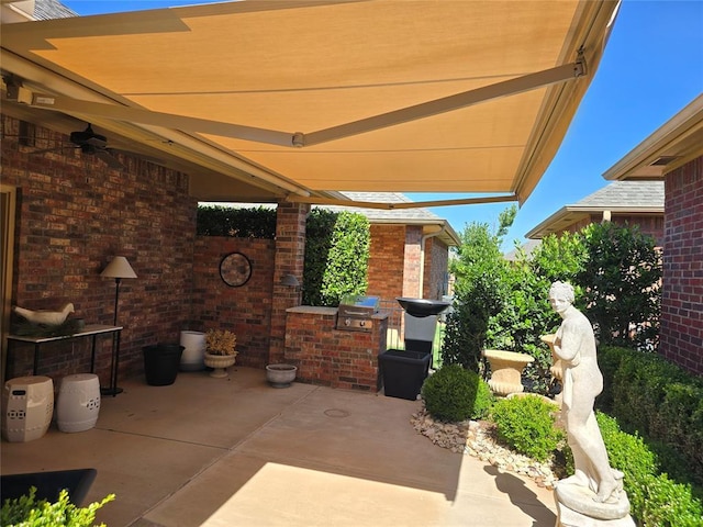 5608 NW 127th St, Oklahoma City, OK 73142 - view of patio