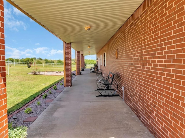 28256 N County Road 3210th Rd, Wynnewood, OK 73098 - view of patio / terrace