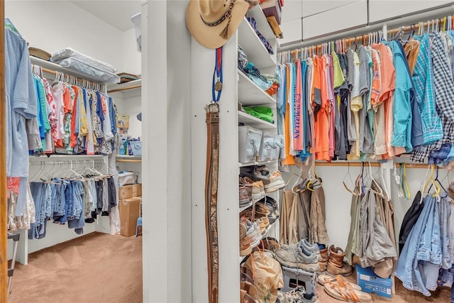 28256 N County Road 3210th Rd, Wynnewood, OK 73098 - spacious closet featuring carpet