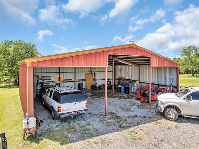 28256 N County Road 3210th Rd, Wynnewood, OK 73098 - view of pole building