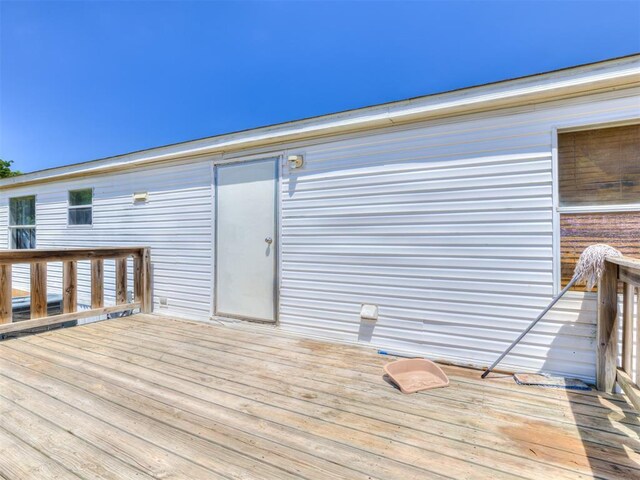 11550 Timber Trl, Lexington, OK 73051 - view of wooden terrace