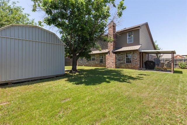 316 SE 6th St, Moore, OK 73160 - view of yard