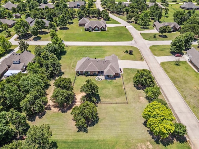 16523 Roserock Cir, Choctaw, OK 73020 - aerial perspective of suburban area