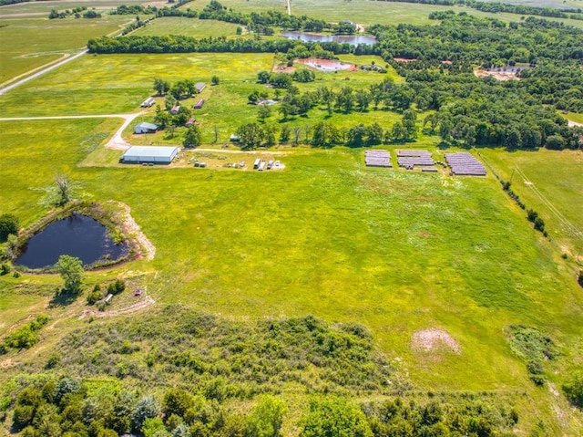34325 E 1070th Rd, Mcloud, OK 74851 - overview of rural landscape with a large body of water