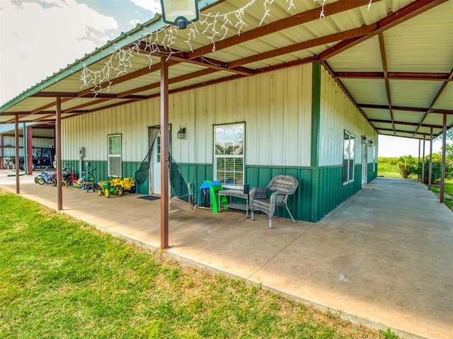 34325 E 1070th Rd, Mcloud, OK 74851 - view of patio