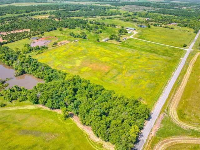 34325 E 1070th Rd, Mcloud, OK 74851 - view of rural area featuring a large body of water