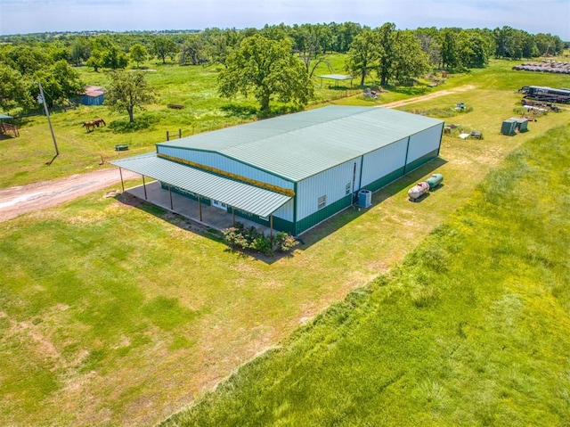 34325 E 1070th Rd, Mcloud, OK 74851 - aerial view