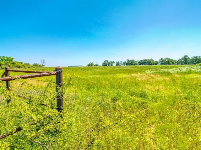 34325 E 1070th Rd, Mcloud, OK 74851 - view of yard with a rural view
