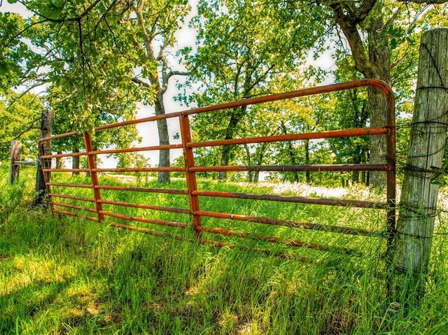 34325 E 1070th Rd, Mcloud, OK 74851 - view of gate