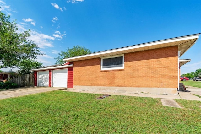 3831 NW Bell Ave, Lawton, OK 73505 - view of side of property featuring brick siding and driveway
