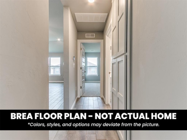 1100 Redwood Creek Dr, Yukon, OK 73099 - hallway featuring light tile patterned floors and baseboards