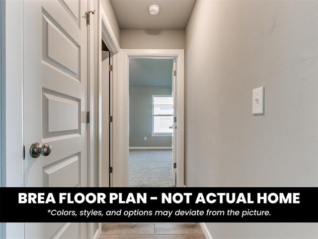 1100 Redwood Creek Dr, Yukon, OK 73099 - hallway with carpet flooring