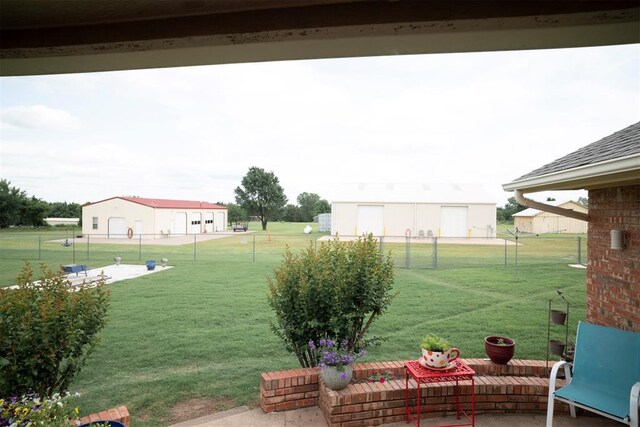 8100 N Burns Rd, Edmond, OK 73025 - view of yard