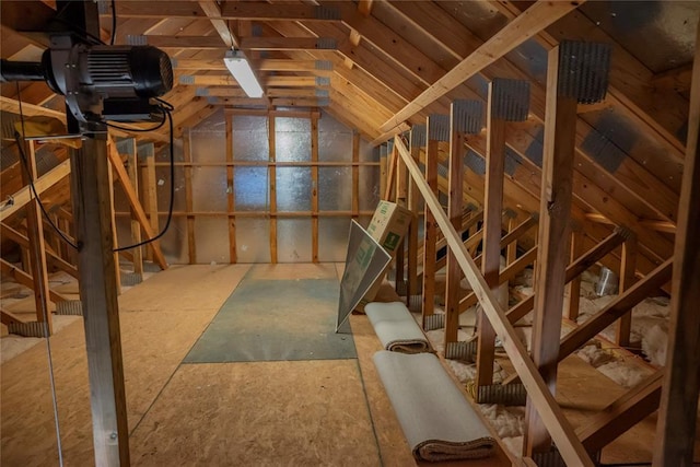 8100 N Burns Rd, Edmond, OK 73025 - view of unfinished attic