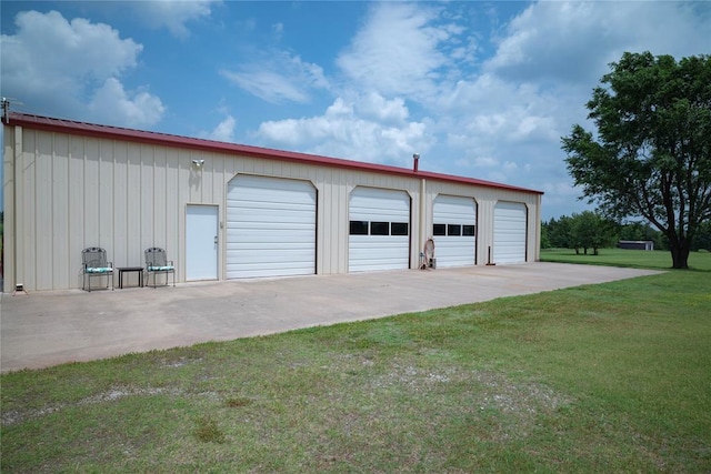 8100 N Burns Rd, Edmond, OK 73025 - view of detached garage