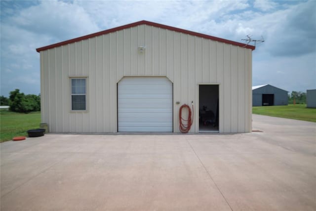 8100 N Burns Rd, Edmond, OK 73025 - view of detached garage