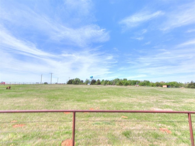 5877 W Washington Ave, Piedmont, OK 73078 - view of yard with a view of countryside