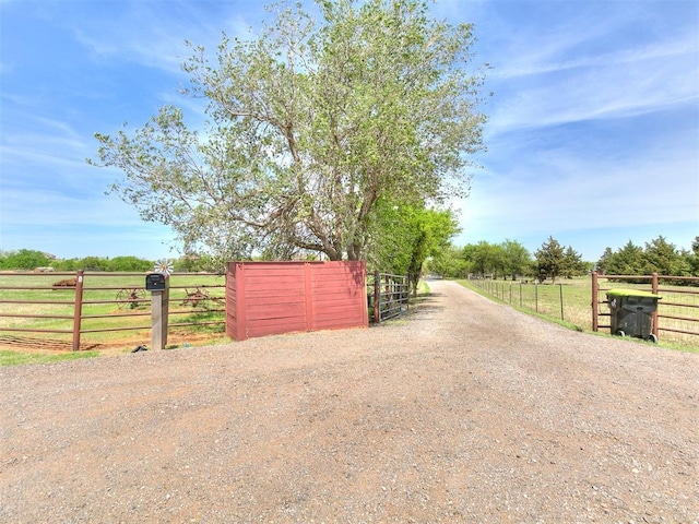 5877 W Washington Ave, Piedmont, OK 73078 - view of road with a rural view
